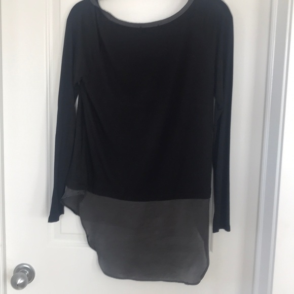 Anthropologie Bordeaux black top - Picture 2 of 4